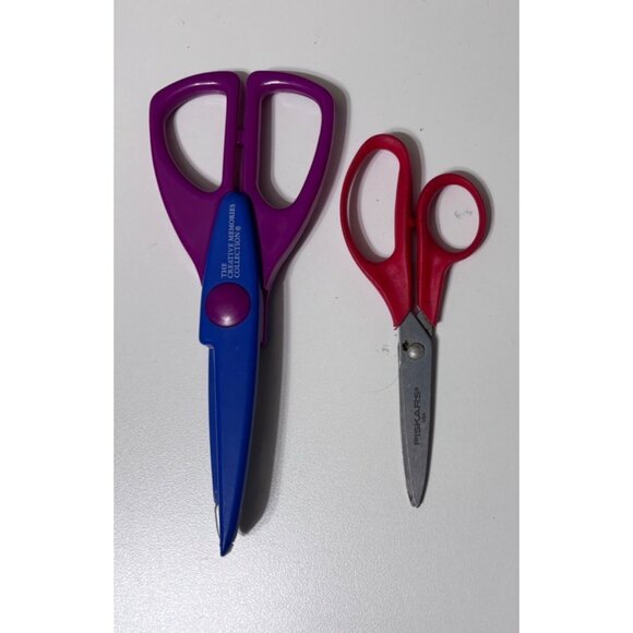 Paper Edgers Decorative Edge Scissors Scrapbooking Lot of 10 Fiskars Provo Craft - Picture 5 of 6